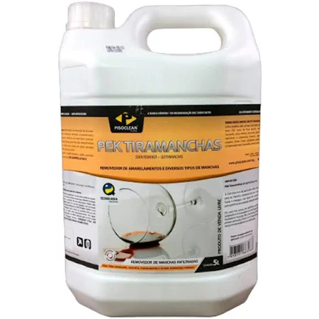 PEK TIRAMANCHAS REMOVEDOR DE AMARELAMENTOS E MANCHAS 5 L - PISOCLEAN