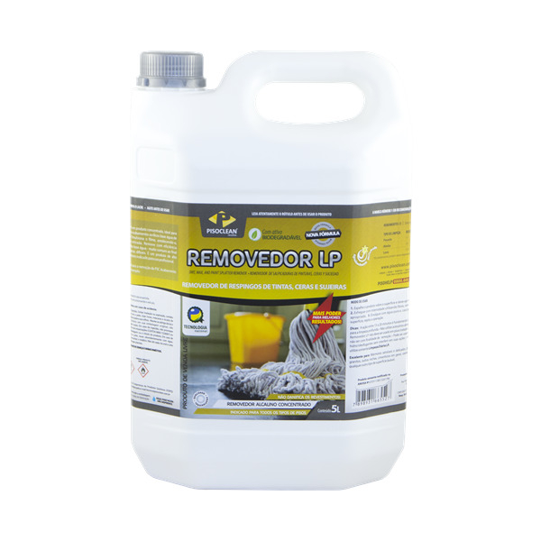 REMOVEDOR LP 5 L REMOVEDOR DE RESPINGOS DE TINTAS, CERAS E SUJEIRAS DIFÍCEIS - PISOCLEAN