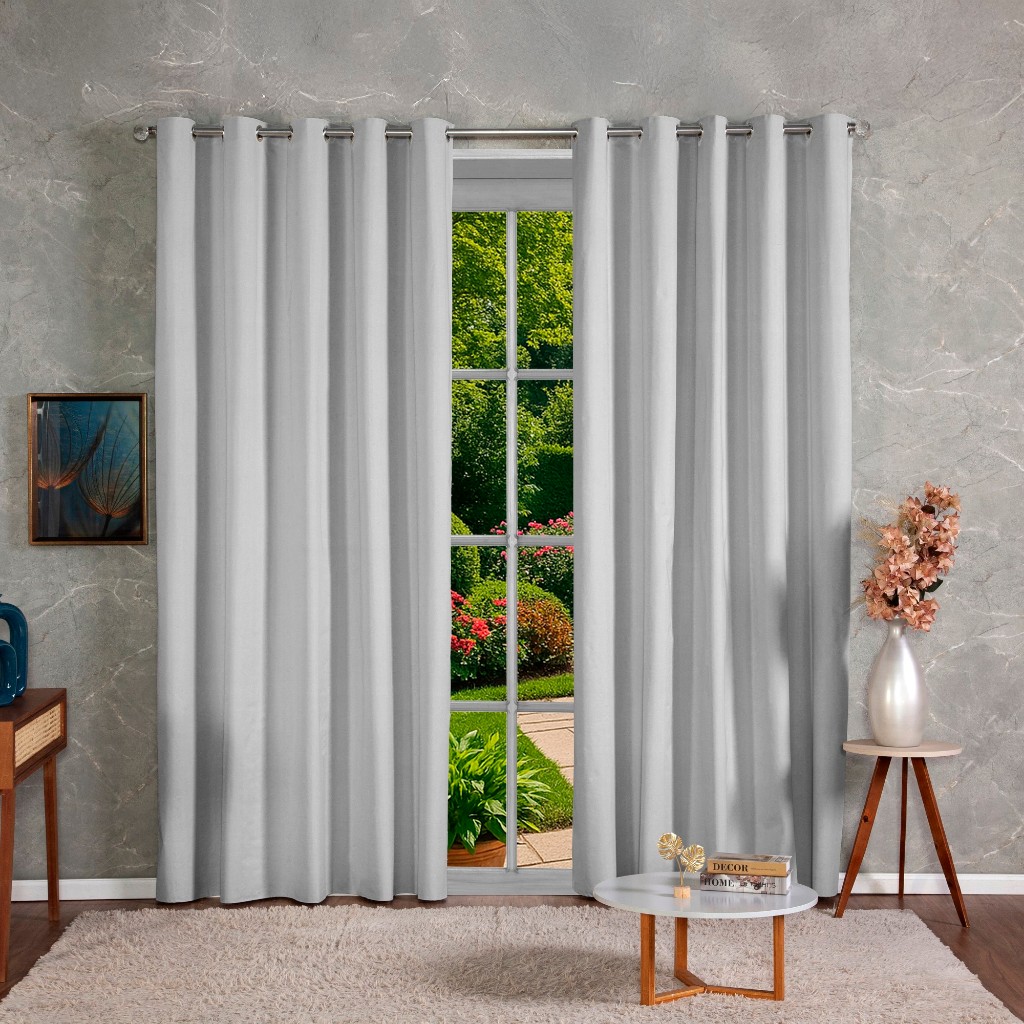 Cortina Blackout 100% Em Tecido + PVC 3,00m x 2,70m Corta Luz Total Sala Quarto Blacaute