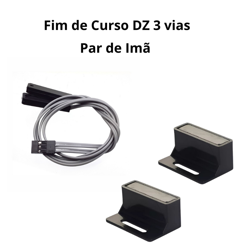 KIT Sensor fim de curso + 2 Imãs Motor deslizante Dz 3 Vias ppa Garen