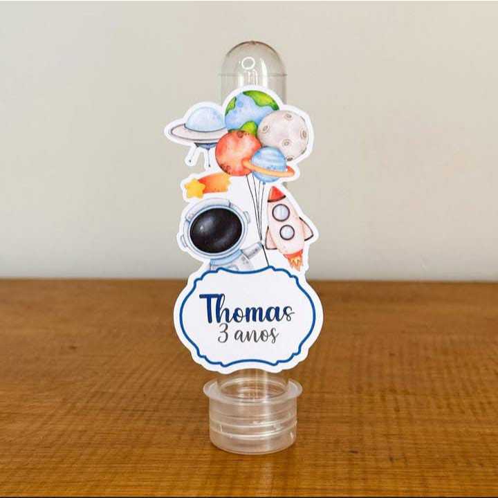 30 Apliques para Tubetes  Astronauta l Festa Infantil l Lembrancinhas Personalizados- Já Cortados