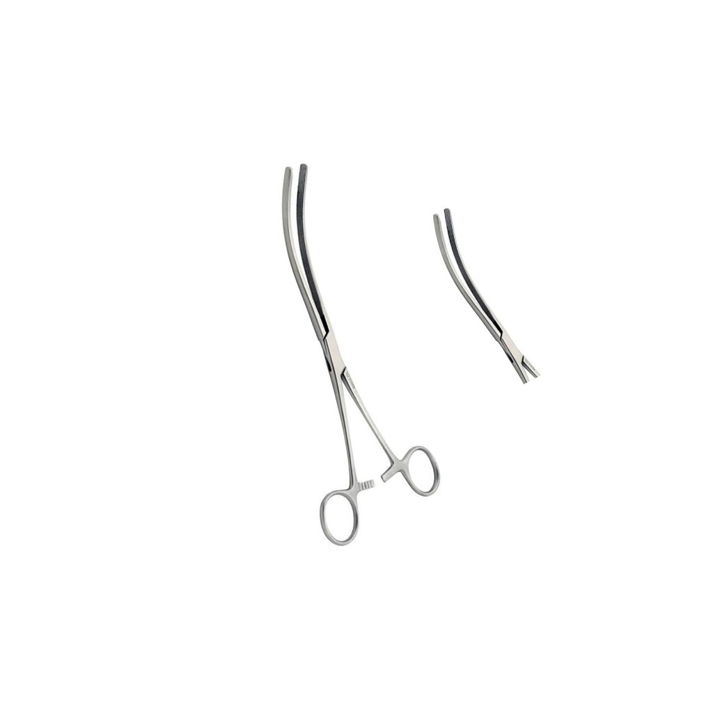 Pinça Kocher 1x2  Curva e Reta Aço Inoxidável