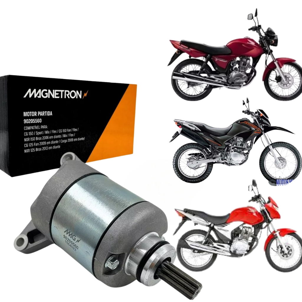 Motor Partida Magnetron Para Honda Cg Titan 150 Original em Oferta na Shopee