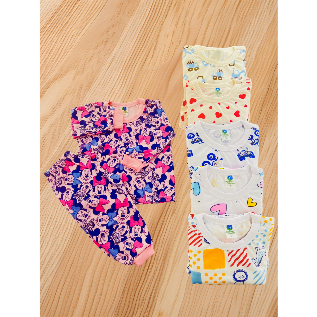 Pijama Infantil Menino e Menina Manga Longa em 100% Algodão Inverno Tam 4 ao 10 Qualidade e Conforto Estampas Sortidas