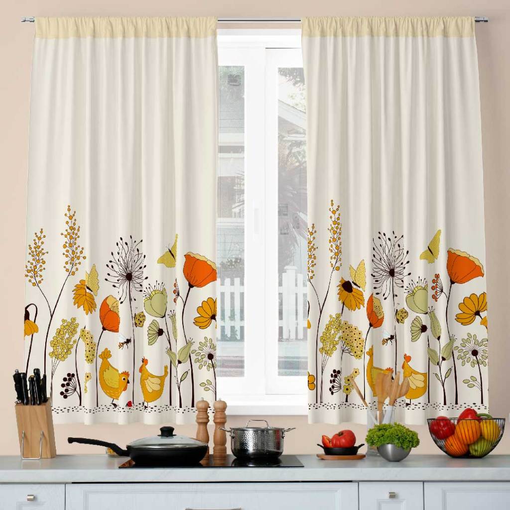 Cortina para Cozinha de Galinha: Onde Comprar | BuscaProdutos