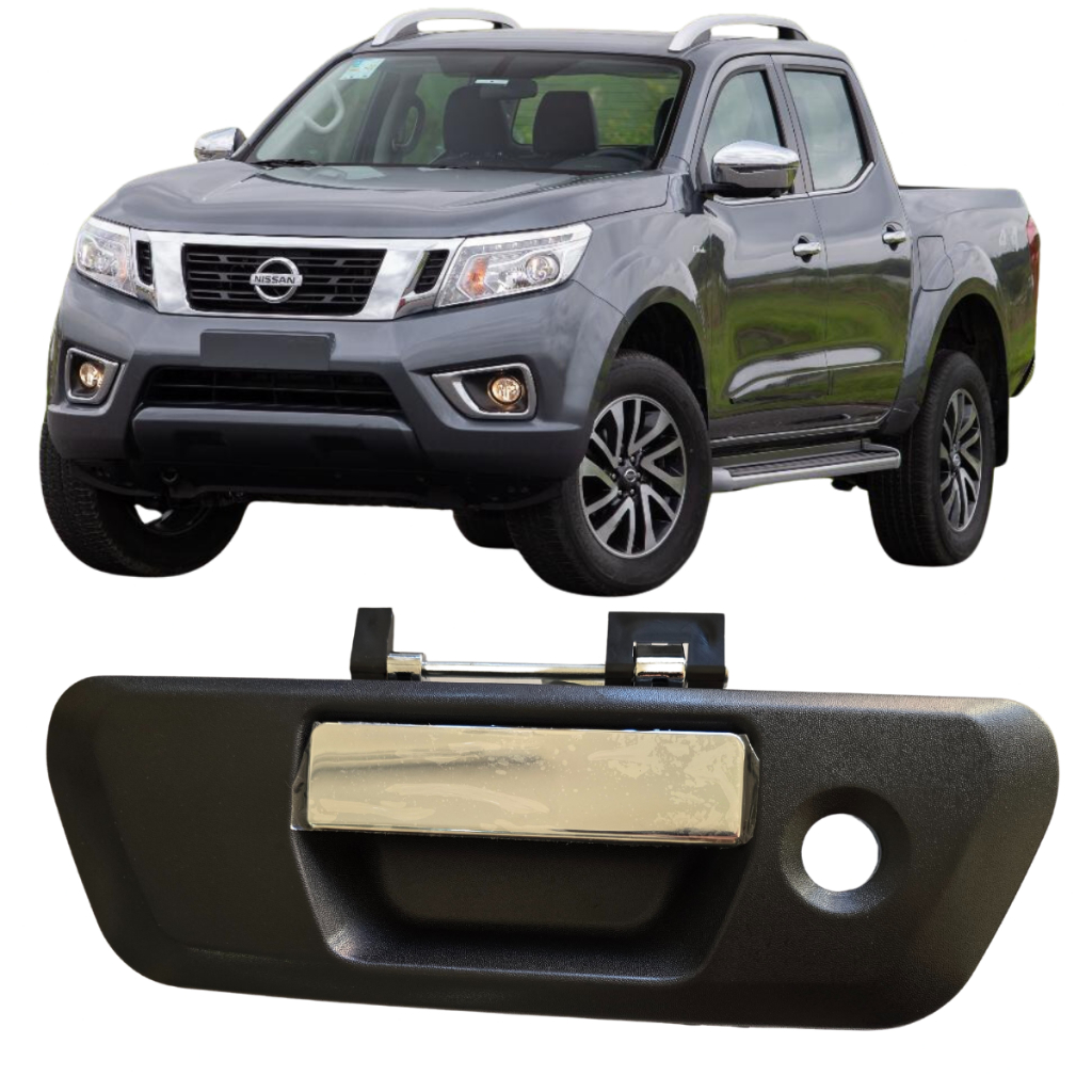 Maçaneta Fechadura Abridor Puxador Gatilho Caçamba Tampa Traseira Nissan Frontier 2017 Até 2024