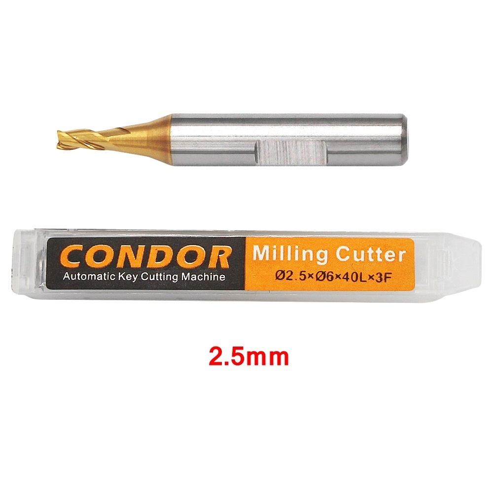 Fresa pantográfica 2,5mm p/máquinas Xhorse Condor e Dolphin