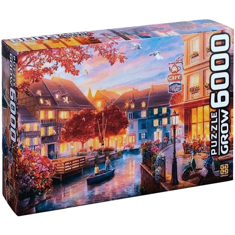 Le Petit Café (6000 peças) - Quebra Cabeça | Puzzle - Grow