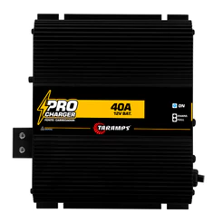 Fonte Carregador de Bateria Taramps Pro Charger 40 Amperes Automotiva Bivolt Automático Som 110/220v
