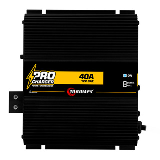 Fonte Carregador de Bateria Taramps Pro Charger 40 Amperes Automotiva Bivolt Automático Som 110/220v em Oferta na Shopee