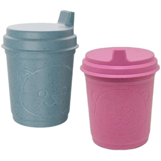 Copo de Bambu e PP Com Tampa Baby Bear 400ml - Lyor