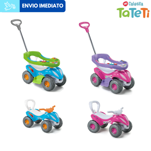 Totoca Andador Infantil Carrinho Passeio Calesita 4 Rodas 2 em 1 Super Flower Super Confort