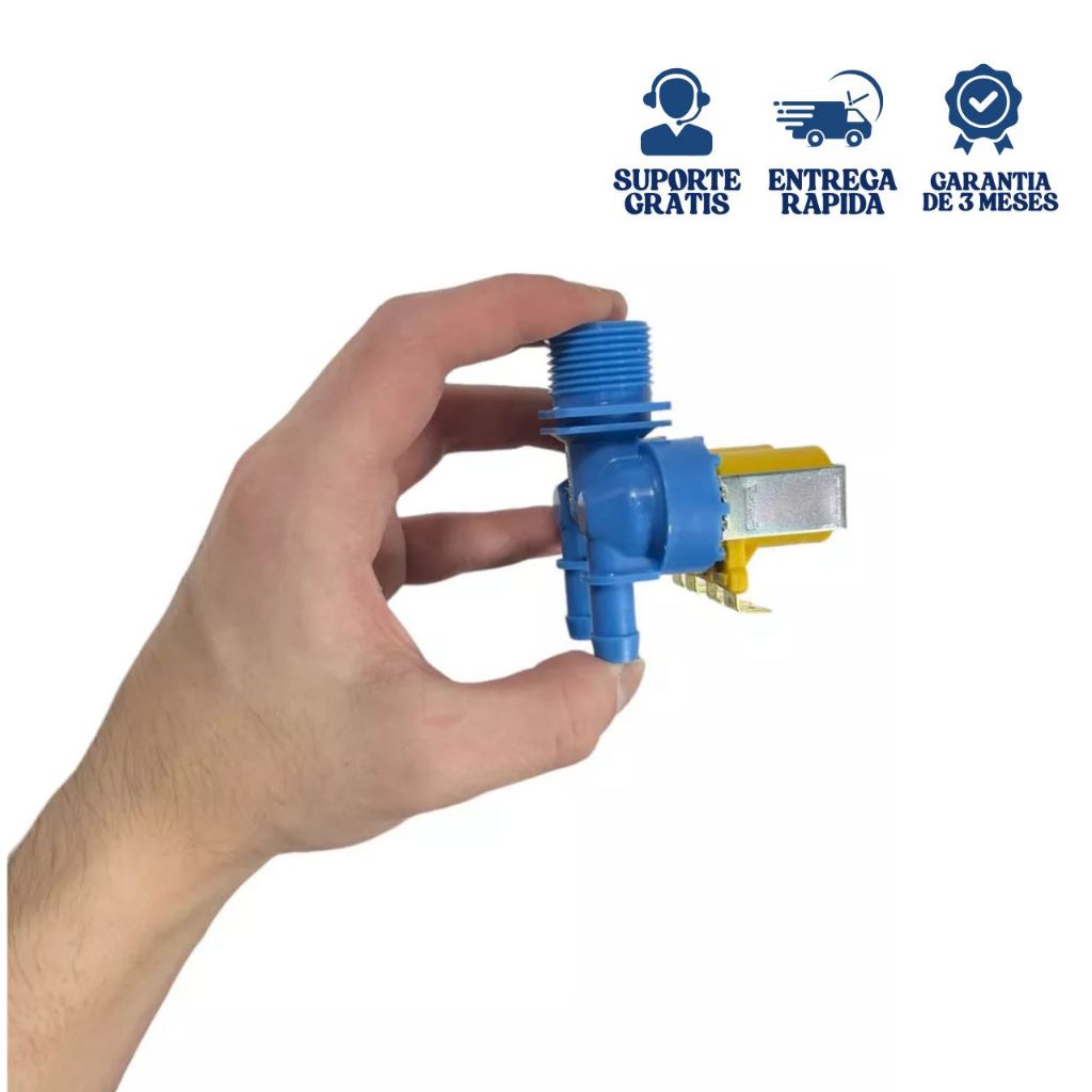 Válvula Entrada Dupla Eletrolux Lac11 Lac12 Lac13 Lac16 127v