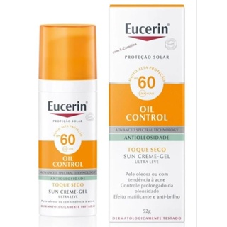 Eucerin Sun Oil Control FPS 60 Protetor Solar Facial 50ml ANTIOLEOSIDADE em Oferta na Shopee