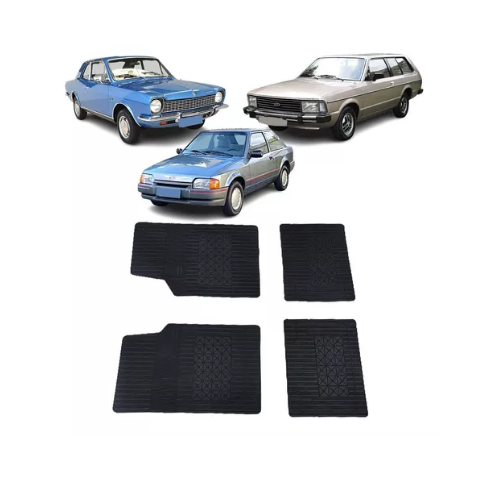 Jogo 4 Tapete Automotivo FORD  BELINA CORCEL DEL REY VERSAILES VERONA ESCORT ROYALE APOLLO