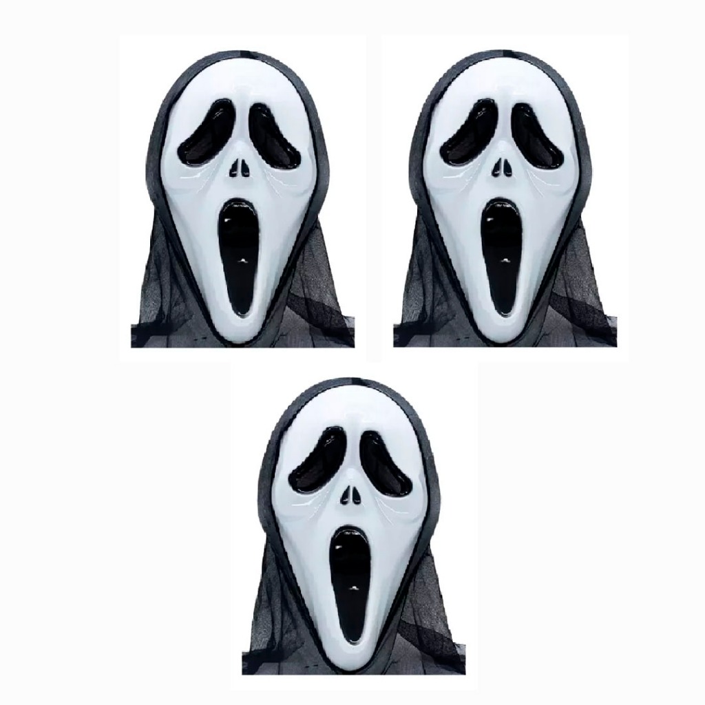 Mascara Monstro Pânico Hiperfesta Unid Cor Preto/Branco em Oferta na Shopee