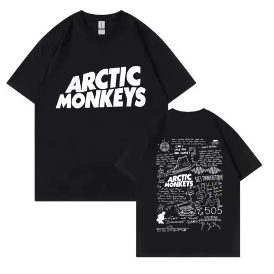 Camiseta Estampa Adulto/Infantil Lançamento Unissex Em Algodão Banda Arctic Monkeys.