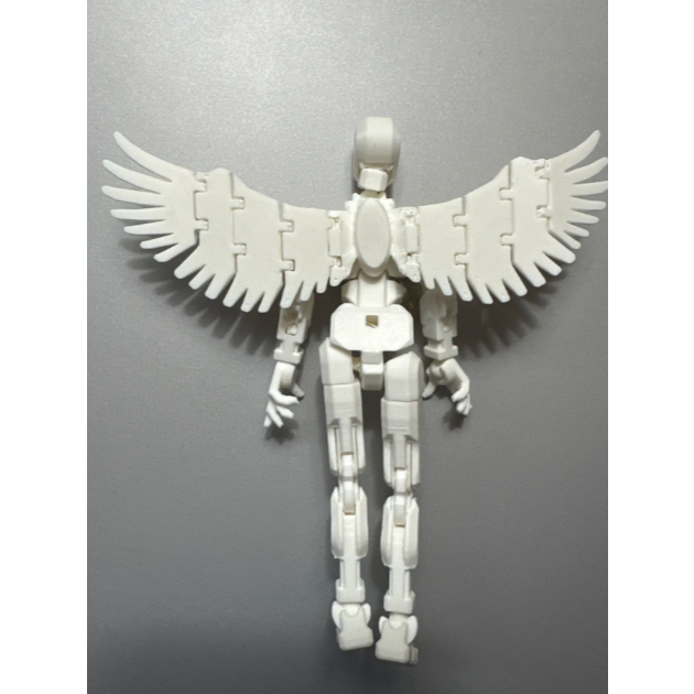 Asas Anjo Angel Dummy 13 Wings - Boneco Articulado Action Figure Brinquedo Varias Posições 3D