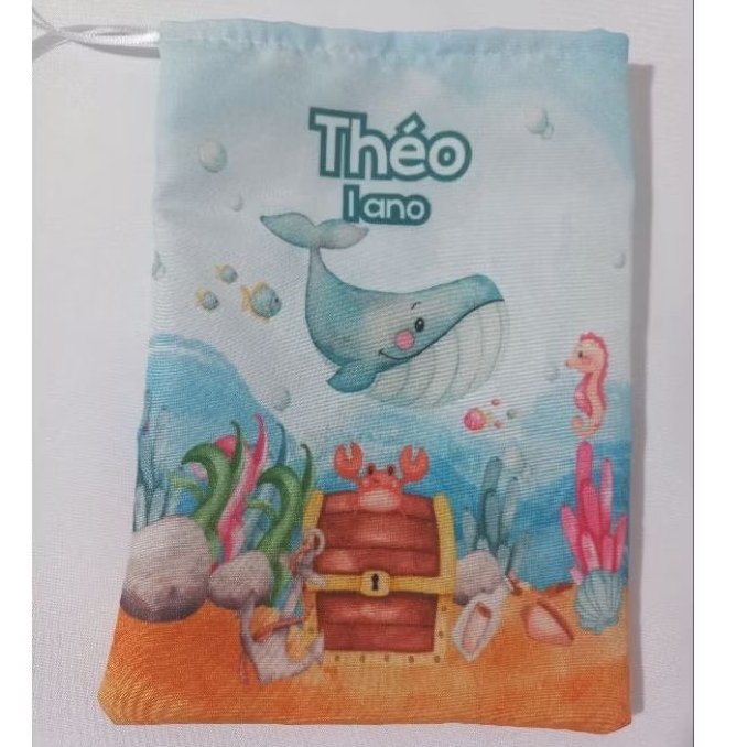 Saquinho Surpresa tema Fundo do Mar 14x19cm em Oferta na Shopee