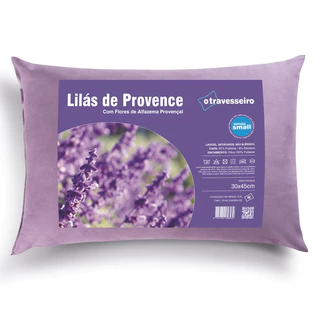 Travesseiro Infantil Antialérgico 30x45cm Com Aromaterapia Lavanda Toque Macio Confortável