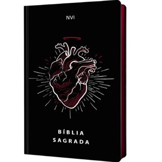 Bíblia Sagrada Coração Redimido | Capa Dura NVI em Oferta na Shopee