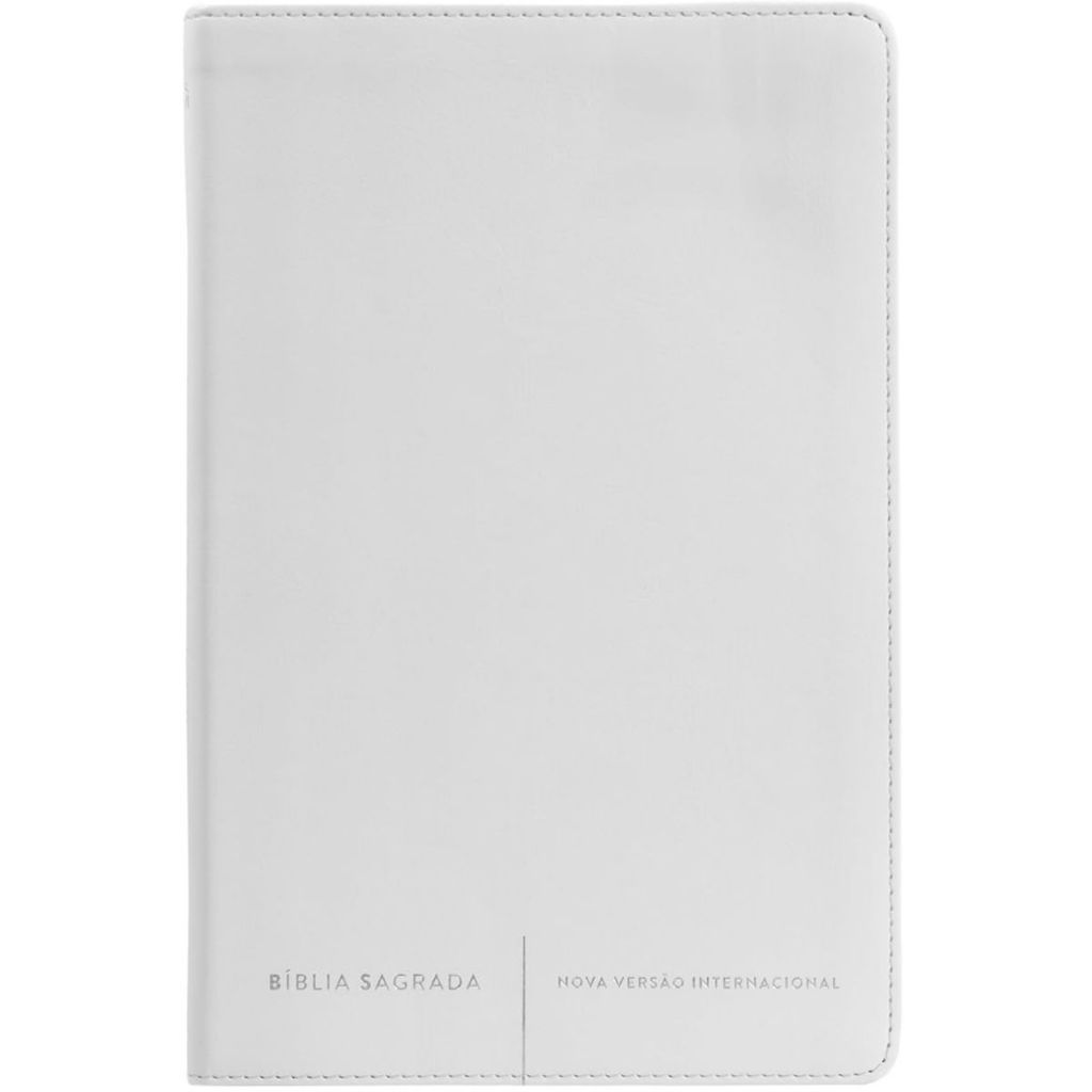 Bíblia Sagrada Slim | NVI | Capa Luxo Branca