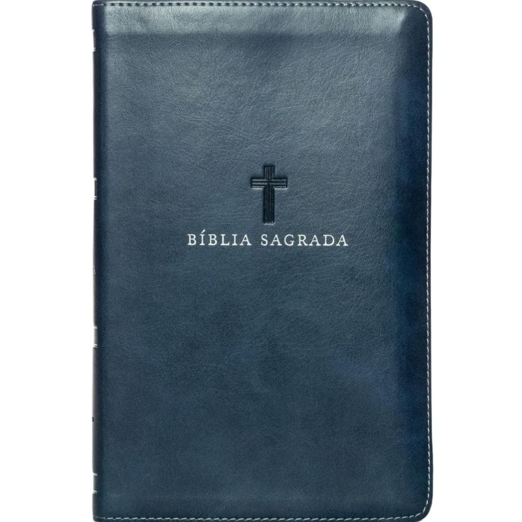 Bíblia Sagrada | NVI | Letra Grande | Leitura Perfeita | Couro Soft Azul | Thomas Nelson Brasil