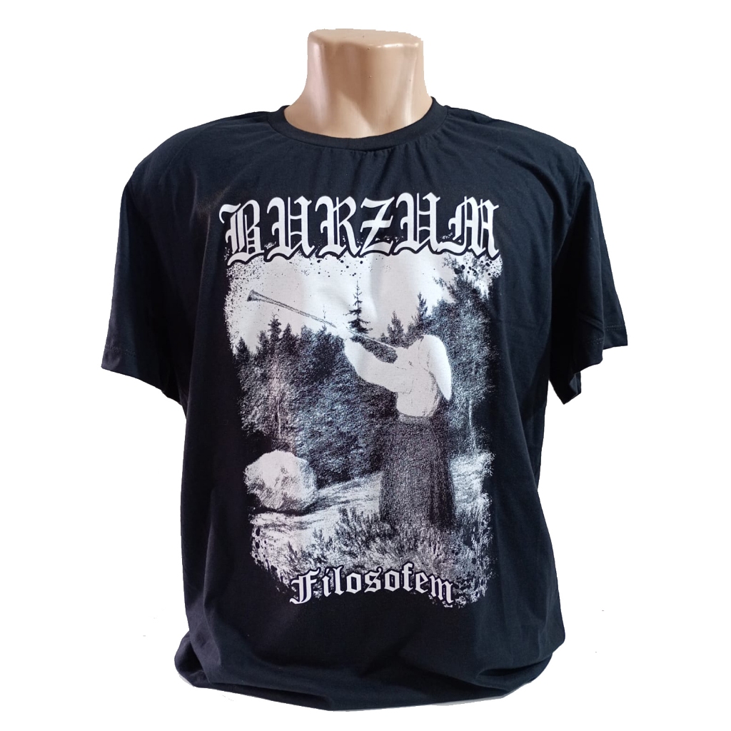 Camiseta Burzum Filosofem Black Metal camiseta Filosofem