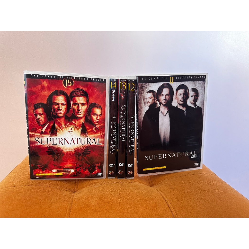 Dvd Box Série Tv - Supernatural Temp. 11-12-13-14-15 - (30dvds)