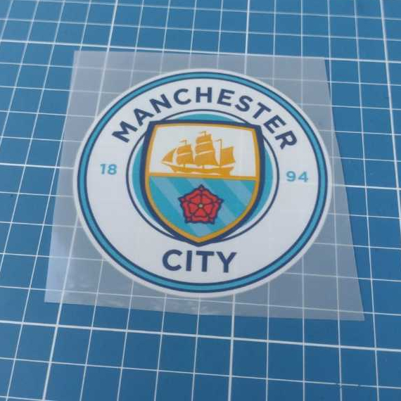 Manchester City Adesivo Têxtil Termocolante Fácil Aplicação