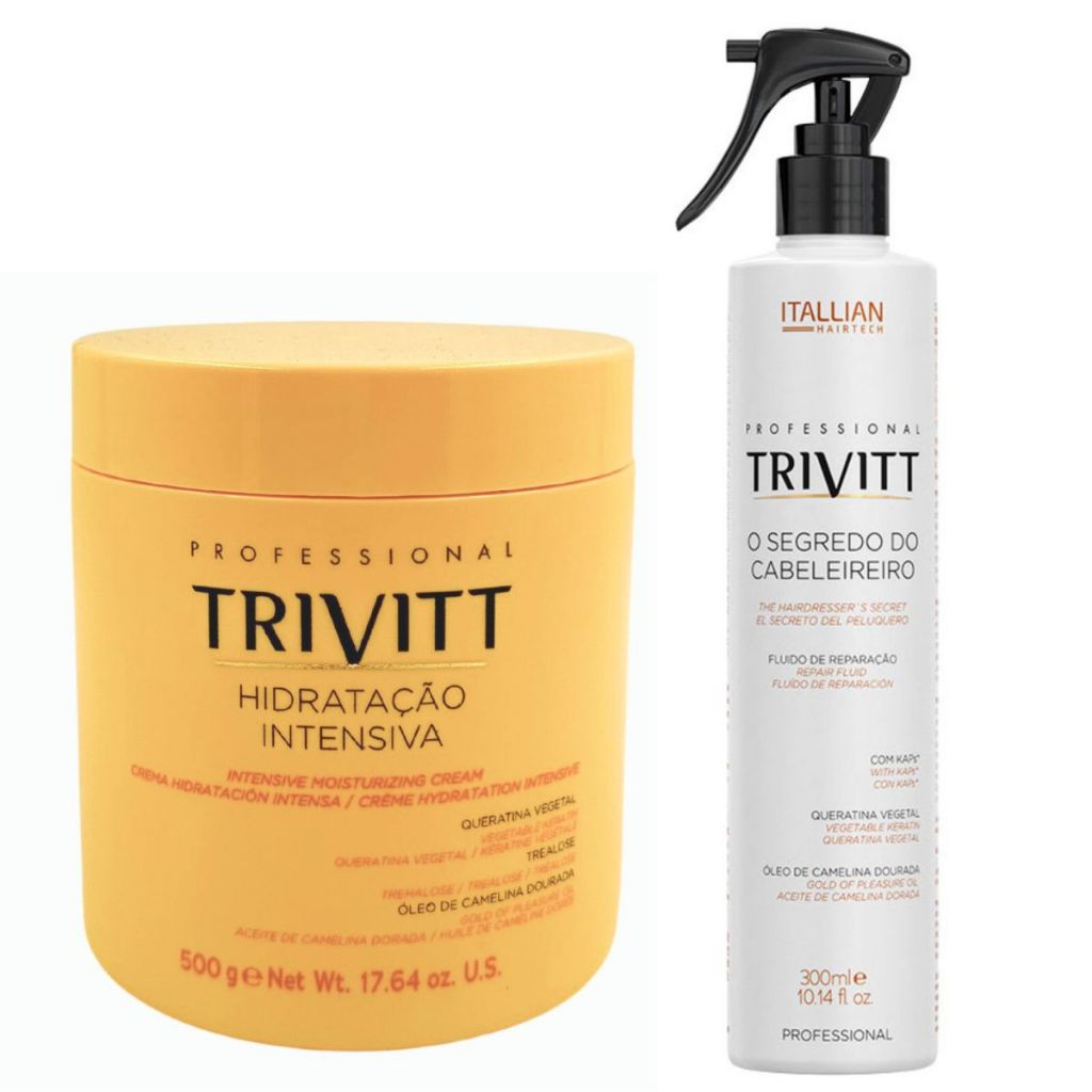 Hidratação Intensiva Trivitt 500 g + Segredo do Cabeleireiro 300 ml Trivitt