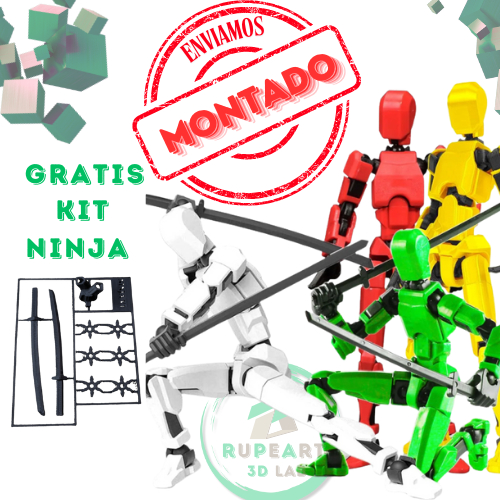 Boneco Dummy 13 - # MONTADO #Boneco Articulado Action Figure  Brinquedo Educativo Varias Cores + Grátis Kit Ninja em Oferta na Shopee