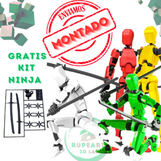 Boneco Dummy 13 - # MONTADO #Boneco Articulado Action Figure  Brinquedo Educativo Varias Cores + Grátis Kit Ninja em Oferta na Shopee