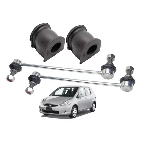 BIELETA BUCHA BARRA ESTABILIZADORA DIANTEIRA HONDA FIT 2004 A 2008