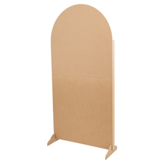 Painel Romano Largo Redondo Liso De Festa Decorativo mdf cru em Oferta na Shopee