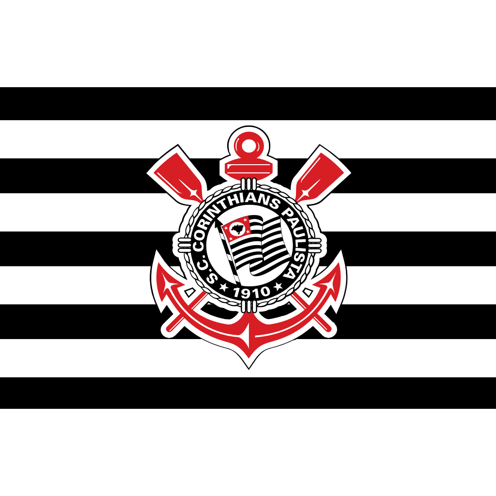 Bandeira Do Corinthians 2,20m x 1,45m Em Tecido Oxford em Oferta na Shopee