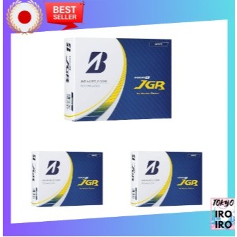 Bolas De Golfe Borbridgestone De Qualidade Do Japão TOUR B JGR 2023 Modelo 12 Brancas J3WX (x 3)