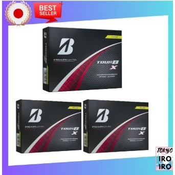 Bolas De Golfe Borbridgestone De Qualidade Do Japão TOUR Bx 2024 Modelo 12 Amarelas B4YXJ (x 3)