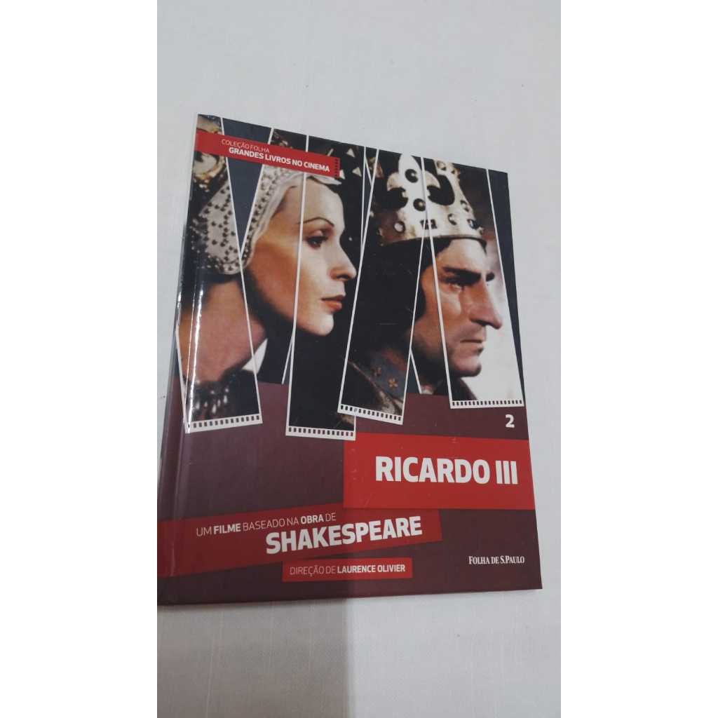 DVD Coleção Folha Grandes Livros No Cinema - Ricardo 3 - 2 ( 21496 )