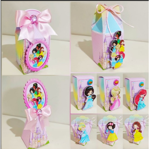 Kit Pegue e monte Princesas baby lembrancinha personalizada Princesas Disney cute