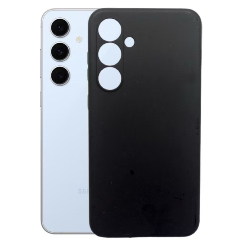 Capinha preto Silicone Aveludado proteção de câmera Samsung A03 A03core A04 A04E A05 A05S A06 A14 A16 A24 A25 A26 A36