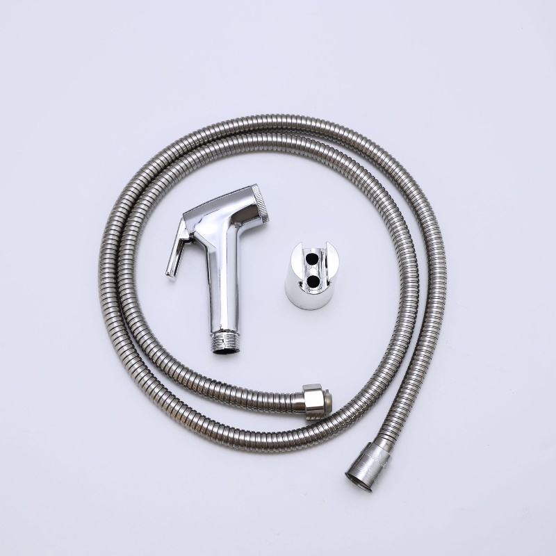 Ducha Higiênica Para Banheiro Completa Luxo Metal Inox núcleo da válvula de cobre 1,2m Chuveirinho Privada