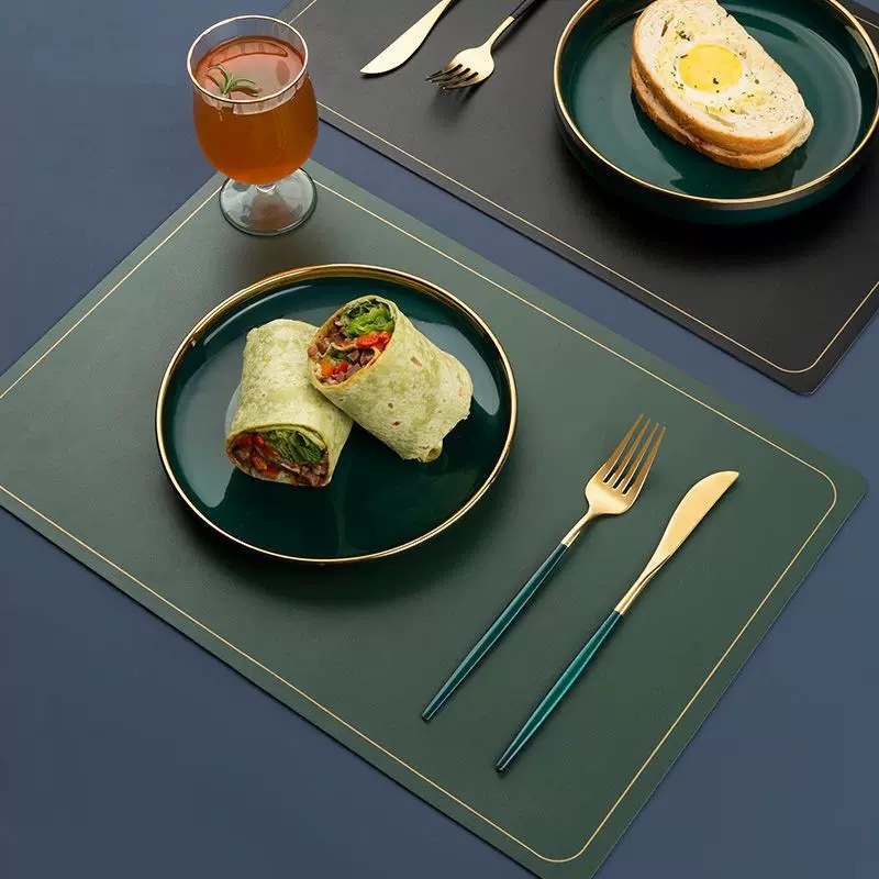 Jogo 2/4/6Pec Americano PVC De COURO ORIGINAL30cm×45cm, BOA QUALIDADE!!!