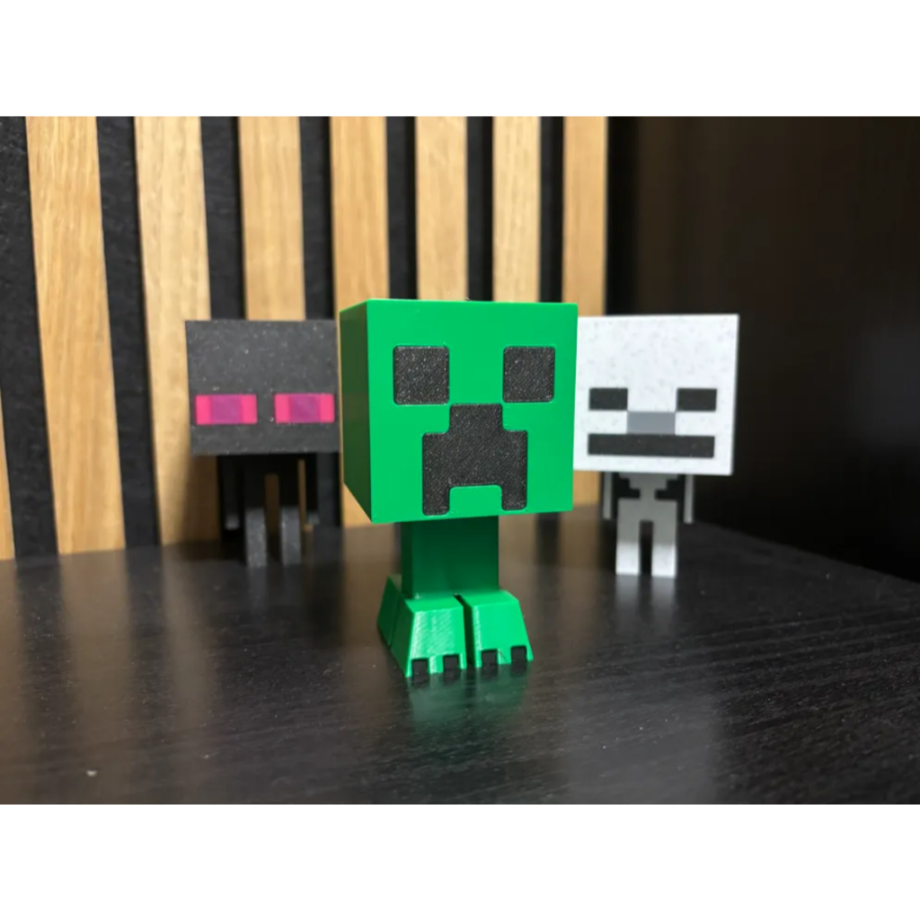 Kit Bonecos Minecraft Creeper Enderman Skeleton