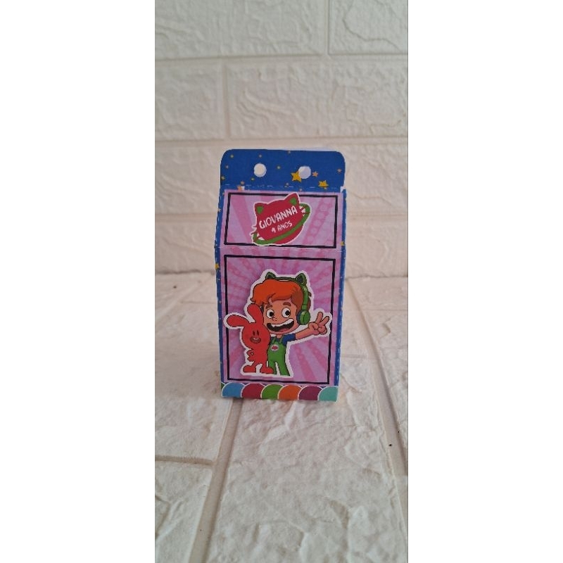 Caixa Milk Gato Galáctico lembrancinha personalizada caixinhas kit festa Gato Galáctico Rosa festa menina 10 un