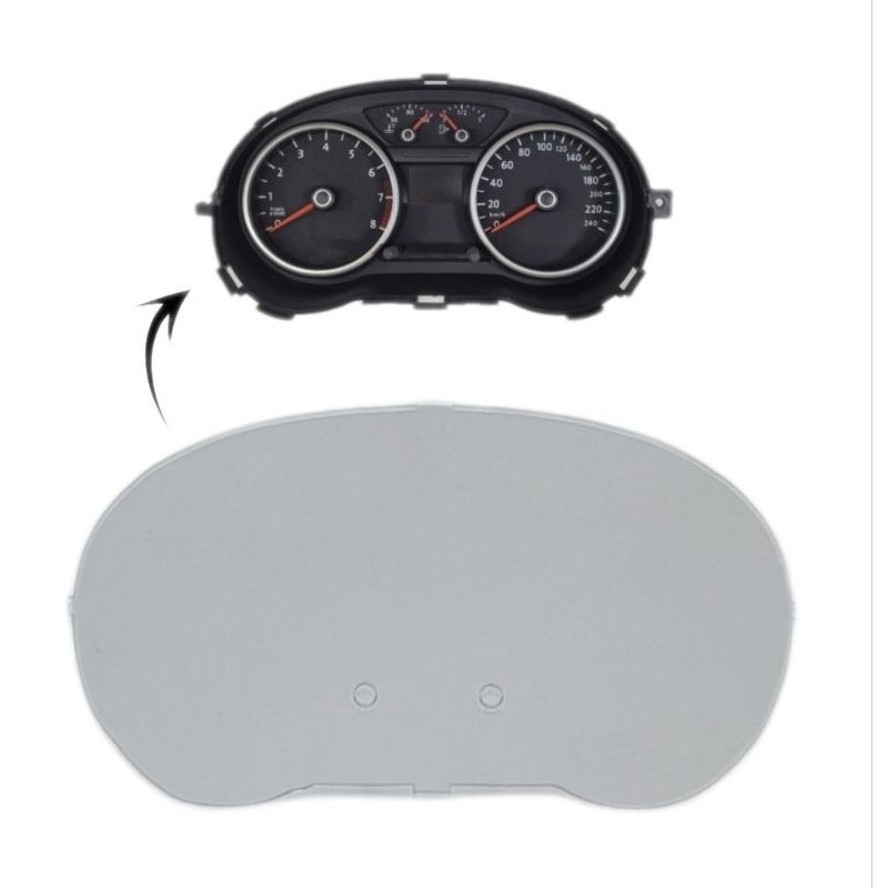 lente acrílica tampa do painel Instrumentos Velocímetro vw gol saveiro voyage g5 e g6