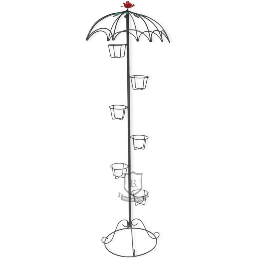 Floreira Sombrinha Grande 6 Vasos PROMOÇÃO DA CASA em Oferta na Shopee