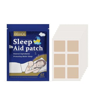 48 Adesivo para Dormir Natural EELHOE - Alívio da Insônia, Ansiedade e Estresse