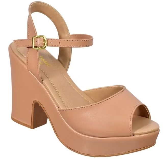 ▪︎Sandália Anabela Meia Pata espadrille salto bloco grosso para casamento eventos ▪︎ em Oferta na Shopee