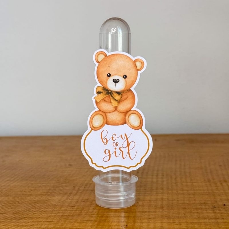 20 aplique para tubetes chá revelação neutro- Festa Infantil -lembrancinhas Personalizadas